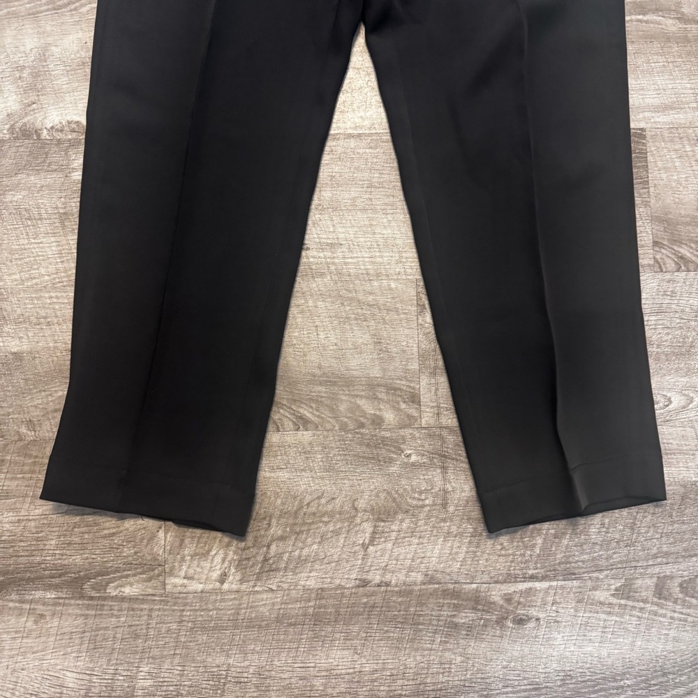 Vince Tapered Black Pull On High Rise Straight Leg Pockets Pants Womens Sz. M - Picture 4 of 9